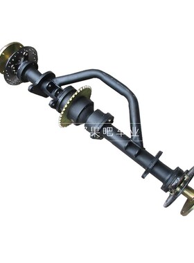 改装四轮卡e丁车配件 四沙滩车链条传动差数器后桥双碟刹后轴后叉