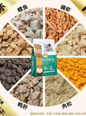 帕尔麦斯猫粮官方旗舰店正品猫粮试吃幼猫成猫粮营养冻干猫粮