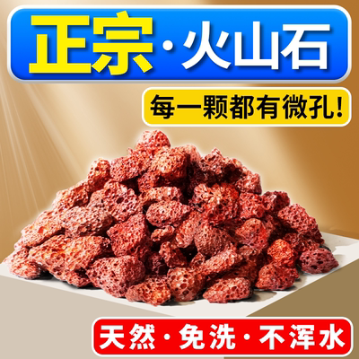 海洛伊德国精洗红色天然火山石