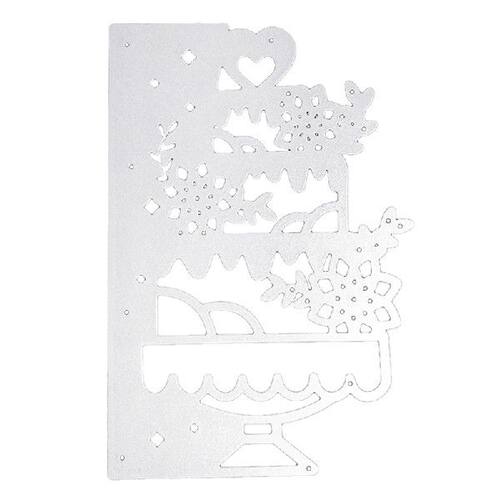好货Birthday Cake Metal Cutting Dies Handmade DIY Stencil Ch