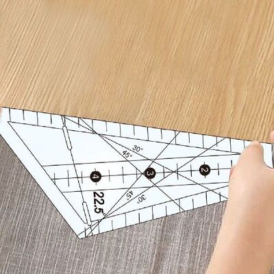 好货Art Ruler Transparent Quilting Sewing Patchwork Ruler