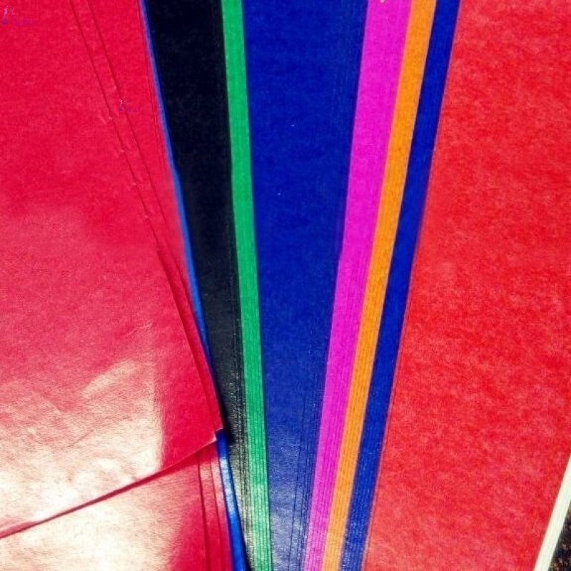 极速包邮彩色16K蜡光纸50张剪纸窗花专用纸儿童手工DIY折纸彩纸8K