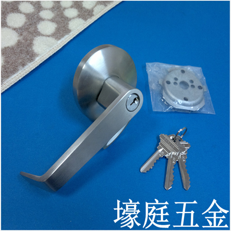 好货逃生锁不锈钢外执手防火逃生推杆门锁外侧水平执手锁防火锁把