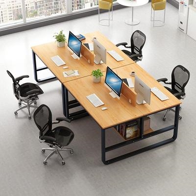 好货么职员桌写字2位/时尚工员工屏风办公办组合家具桌椅电脑桌位