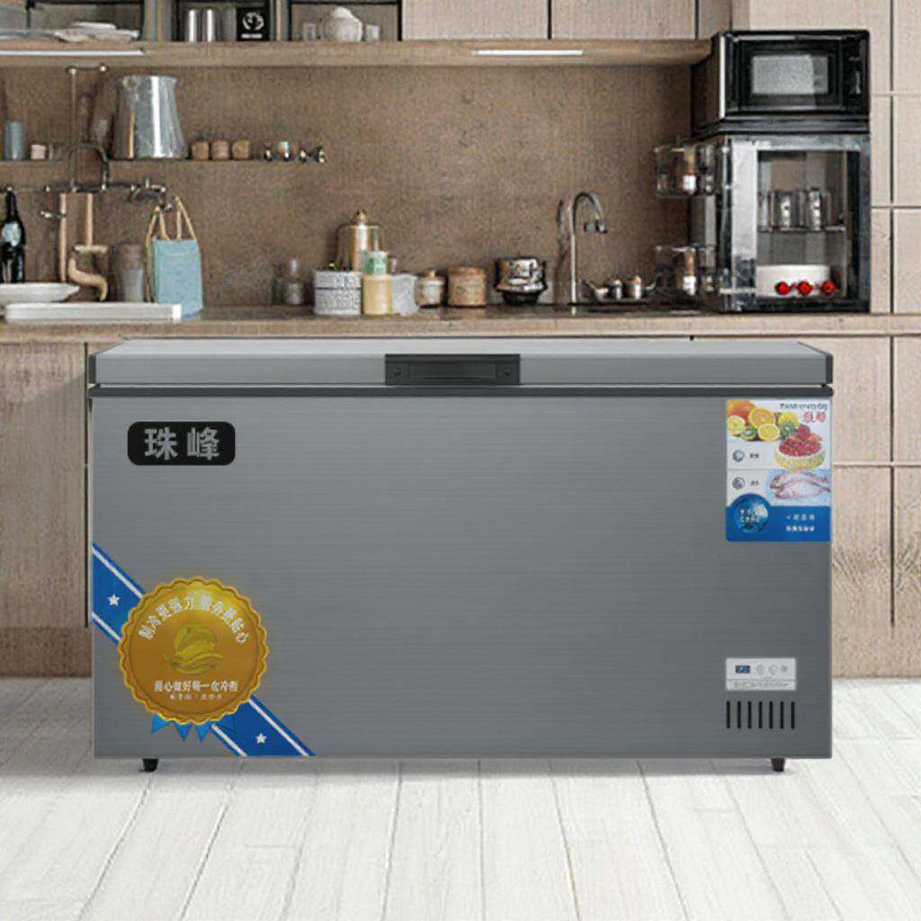 全冷冻冰柜家用小型卧式冷柜商用冷冻柜节能租房工厂一级能效