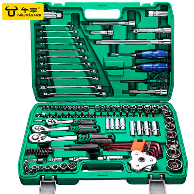 速发汽修工具套大能扳手专用装全多功能维修套筒箱合修车工具组小