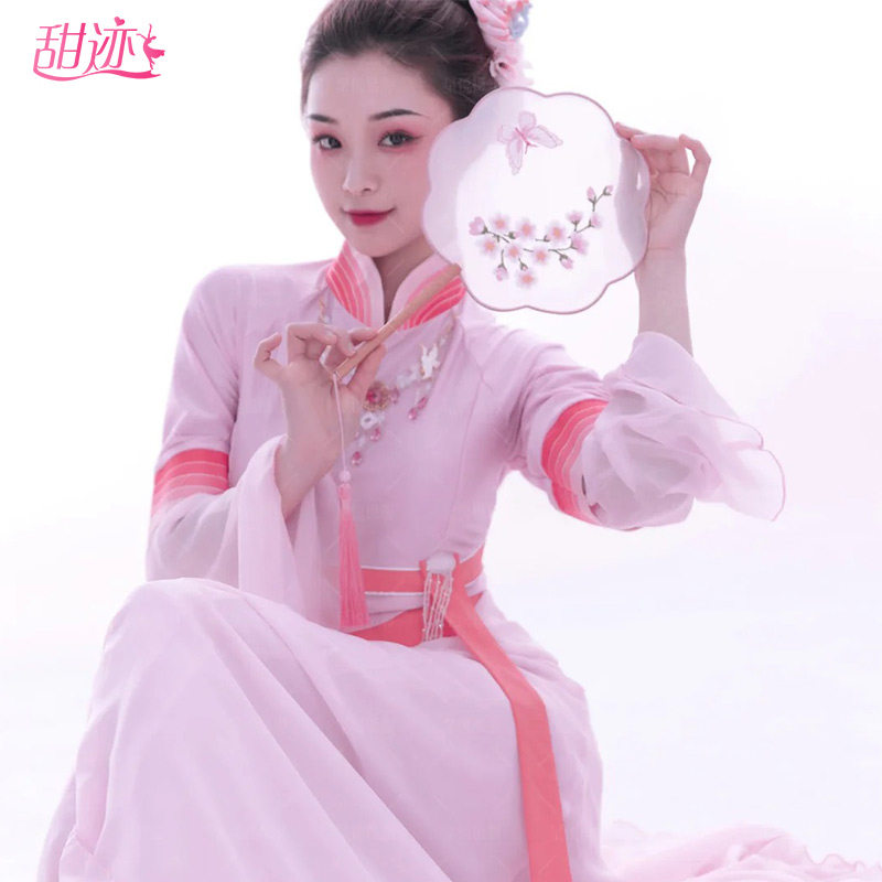 速发古典舞演出服媚舞蹈服装朱瑾慧艺考汉唐中国风舞蹈服开场舞大