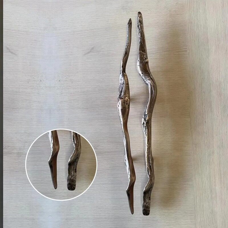 速发艺术个性树枝大门拉手创意复古高档酒店包厢门把手别墅木门扶
