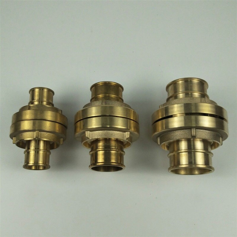 速发船用中岛/国标/美式铜接口快速水龙带接头80mm水带接扣100mm