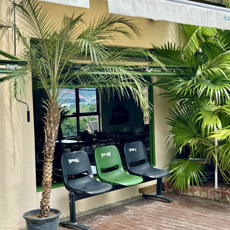 速发多巴胺网红排椅机场小店咖啡休息座椅简约时尚连排坐店门口椅