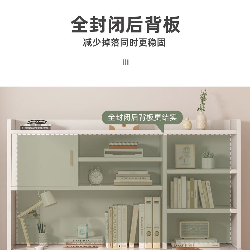 速发中学生书桌书式一体生高中桌家用电脑桌台架简约学习写字桌椅