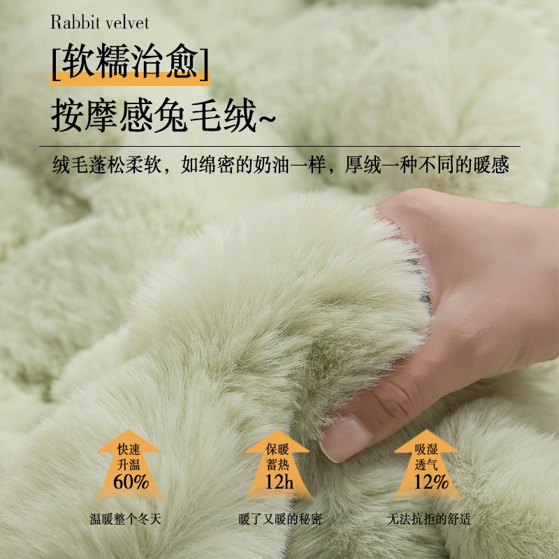 速发网红绒飘窗垫窗台垫24新款可机洗高级感台卧室天毯子
