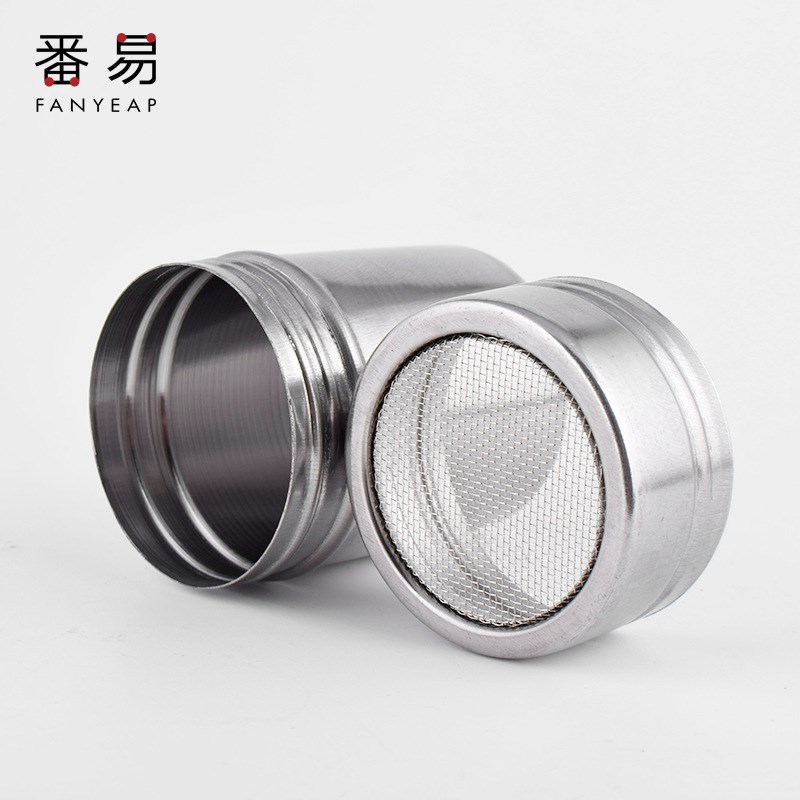速发可用撒粉罐不锈钢撒粉器咖啡可可筛筒家批粉烘焙面粉瓶