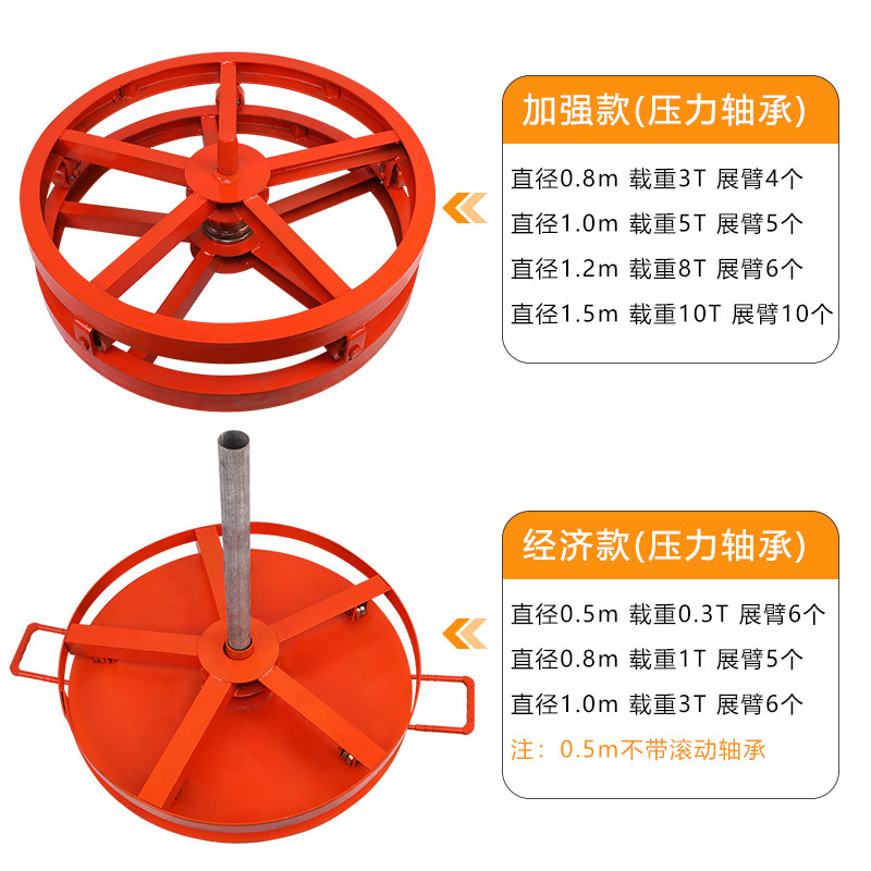速发电缆放线盘卧式光缆放线器电力施工放线架放线神器放线专用线