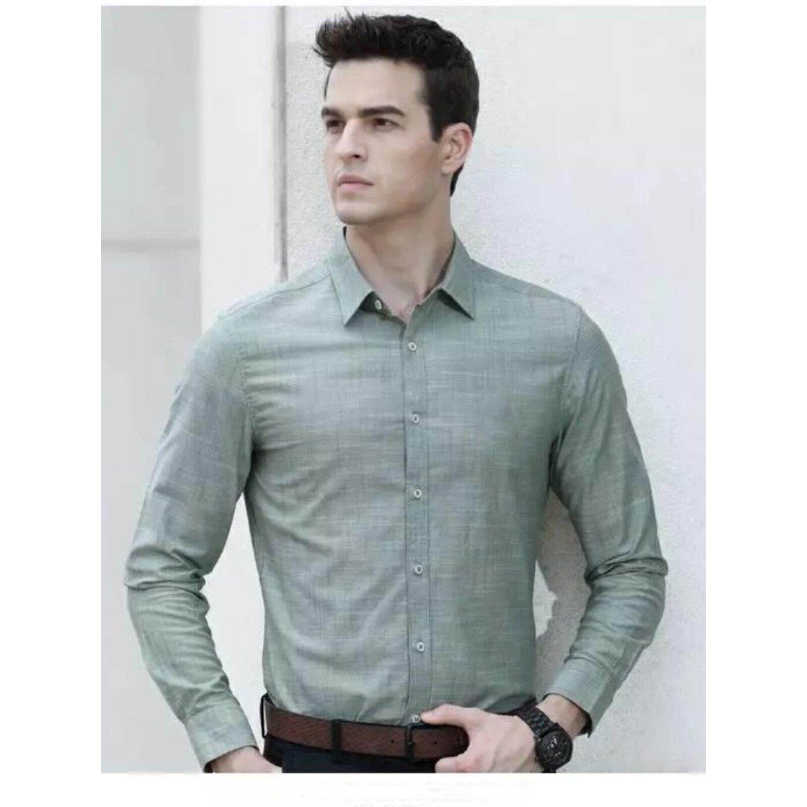 新款纯棉男衬衣1:1纸样图休闲男装上衣DIY男打版服装剪裁图纸315