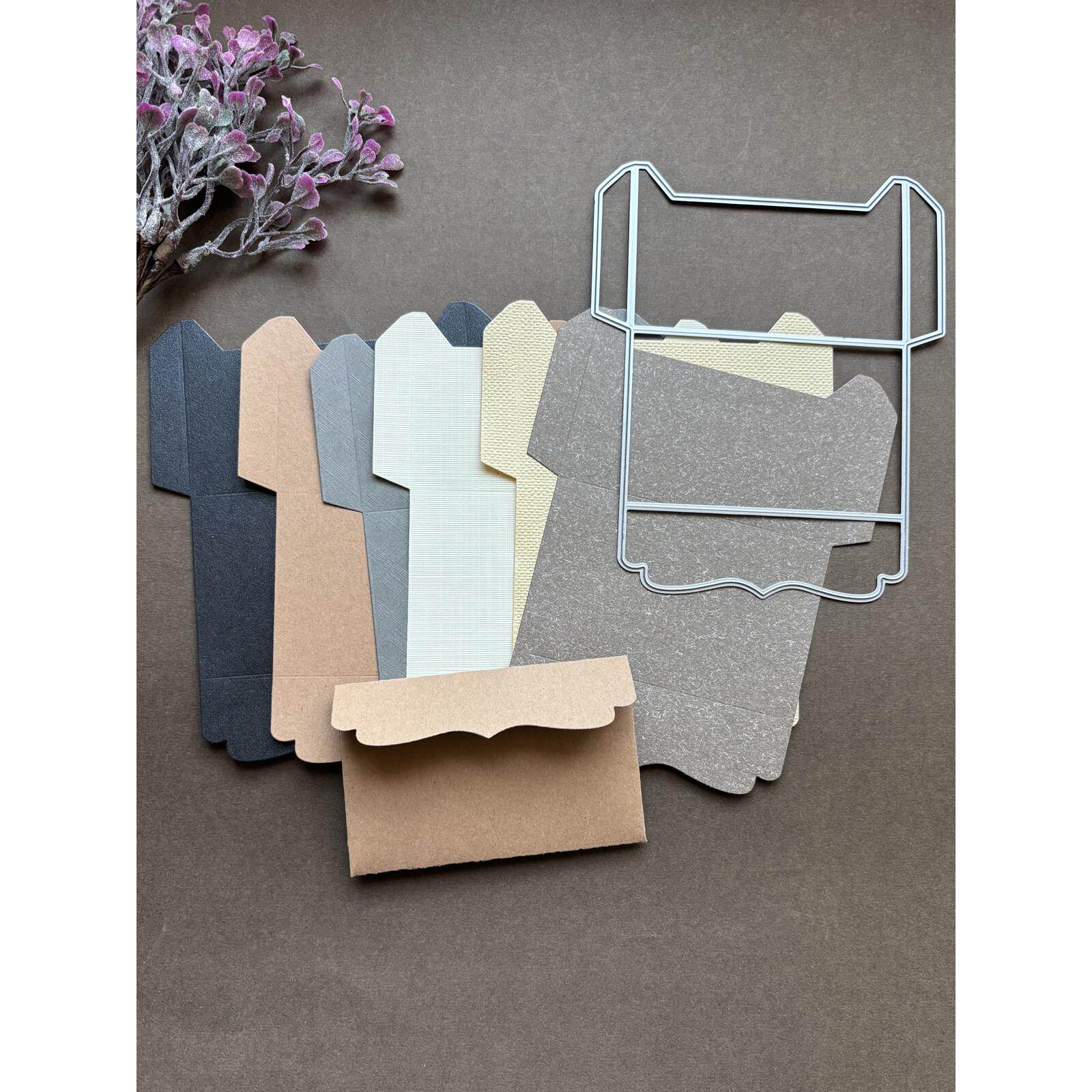 小信封 切割模具 口袋模板scrapbook纸艺压花手帐拼贴相册diy素材