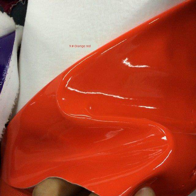 皮革面料 PU漆皮 糖果色幼教七彩软包皮革 软皮PU皮防水软包面料