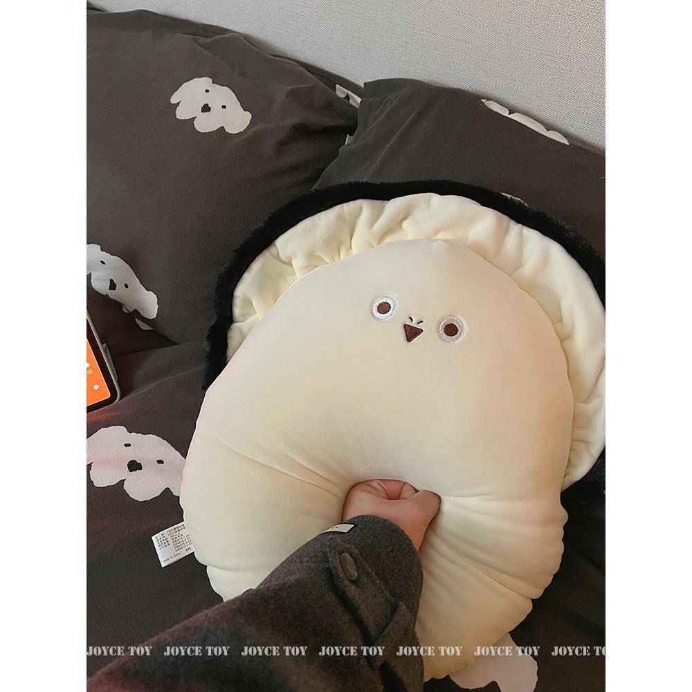 可爱生蚝抱枕靠枕仿真食物毛绒玩具沙发靠枕靠垫超软睡觉娃娃礼物