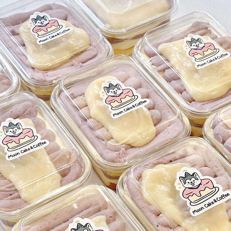 甜品芋泥麻薯盒子提拉米苏奶油蛋糕包装盒慕斯千层西点便当打包盒