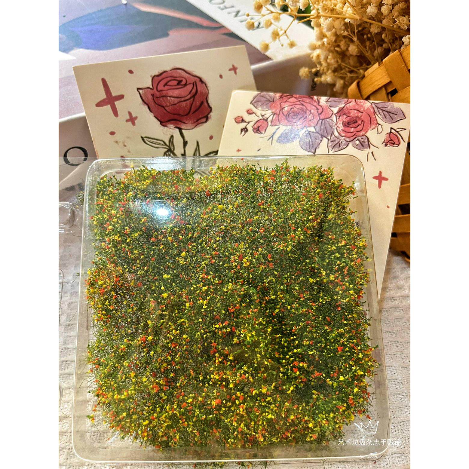 花草类10花丛草丛花海 建筑沙盘仿真模型微景观绿化材料户外装鉓