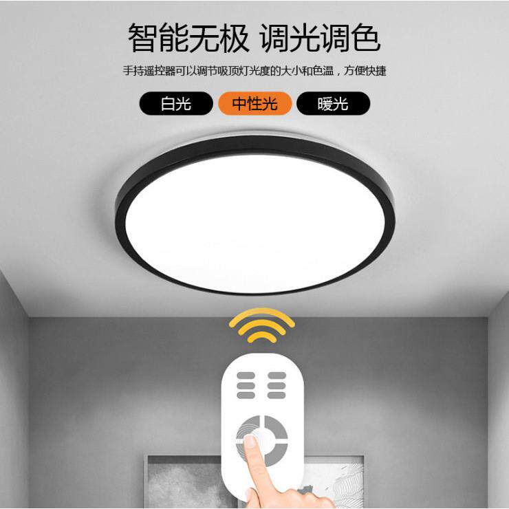 led马卡龙吸顶灯北欧几何儿童房卧室超薄创意客厅简约圆形吸顶灯