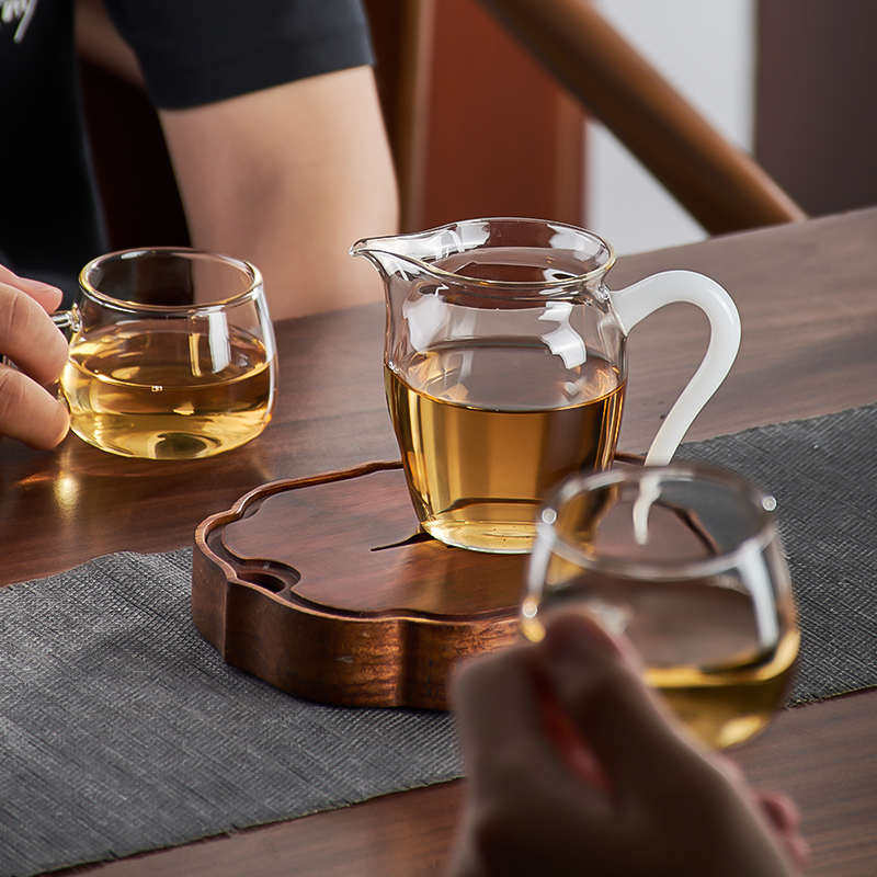 茶皇子公道杯加厚玻璃耐热泡茶功夫茶具配件茶海彩把茶杯套装茶道,餐饮具,公道杯,淘宝优惠券,粉丝福利购,淘宝优惠卷