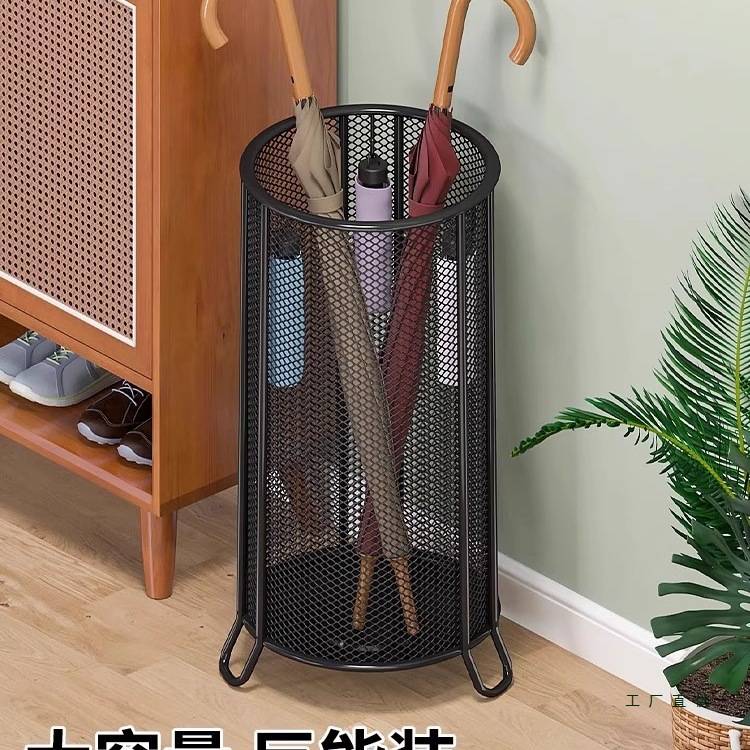 雨伞收纳架雨伞桶家用门口放伞架子商用挂伞沥水伞架置物架大容量