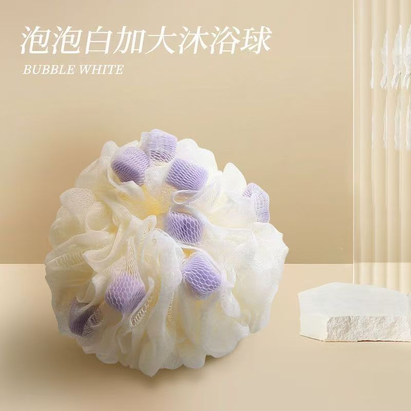 高档超柔不散花加大耐用沐浴球