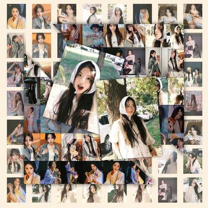 140张高颜值杨超越贴纸美女手账装饰手机壳笔记本电脑diy防水贴画