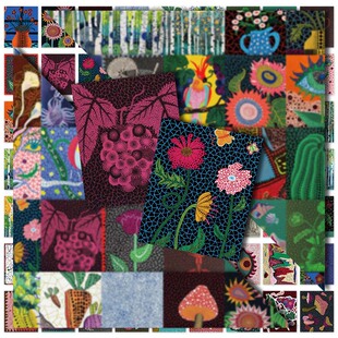 草间弥生艺术作品贴纸高颜值ins风小众打包咕卡素材封口贴防水贴画