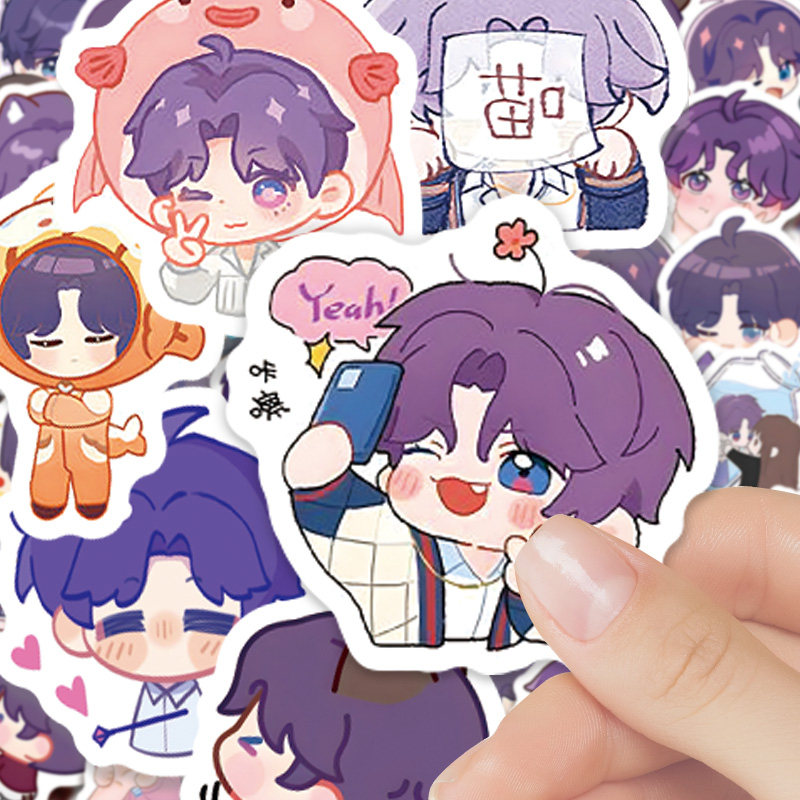 陶创创恋与深空祁煜Q版贴纸