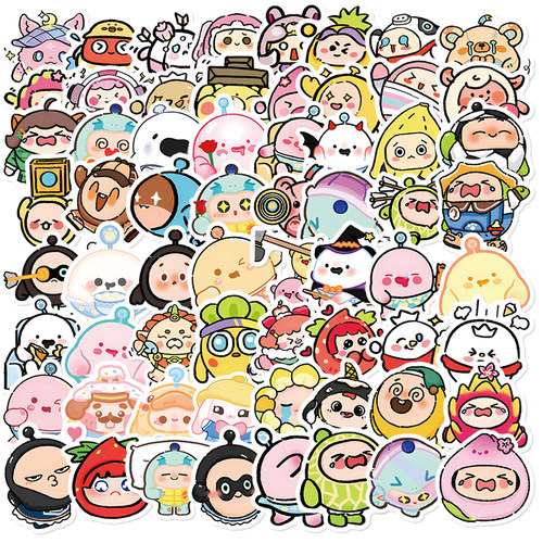 140张蛋仔派对贴纸表情包防水
