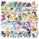 200张不重复宠物小精灵大合集贴纸宝可梦神奇宝贝手机行李箱贴画