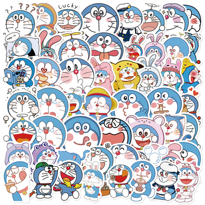 哆啦A梦贴纸可爱卡通叮当猫防水
