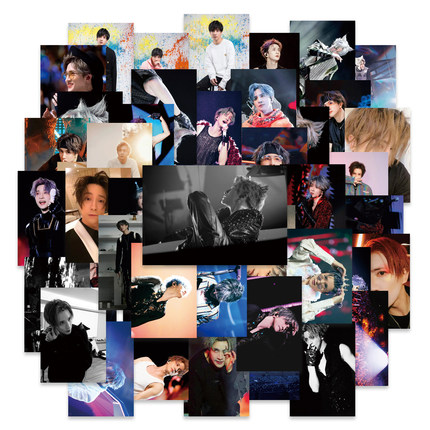 120张高颜值明星周边薛之谦贴纸装饰手机壳笔记本电脑行李箱防水贴画