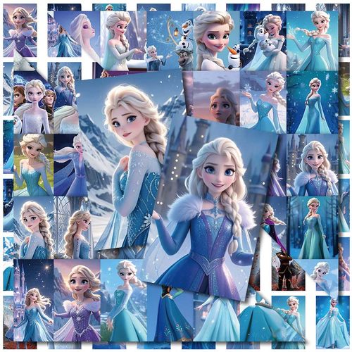 冰雪奇缘艾莎公主贴纸儿童女孩图