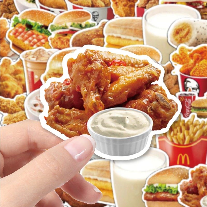 美味食物贴纸可爱趣味美食手账素材封口贴手机壳行李箱装饰防水贴画,文具电教/文化用品/商务用品,贴纸/立体贴纸,淘宝优惠券,粉丝福利购,淘宝优惠卷