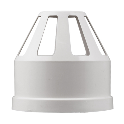 50/75/110/160透气帽PVC防雨帽屋顶排气通气帽塑料水管通风口管帽