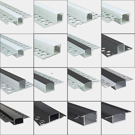 LED灯带线形灯弧形贴片200毫米线条灯槽明装跑马流水线性灯嵌入式