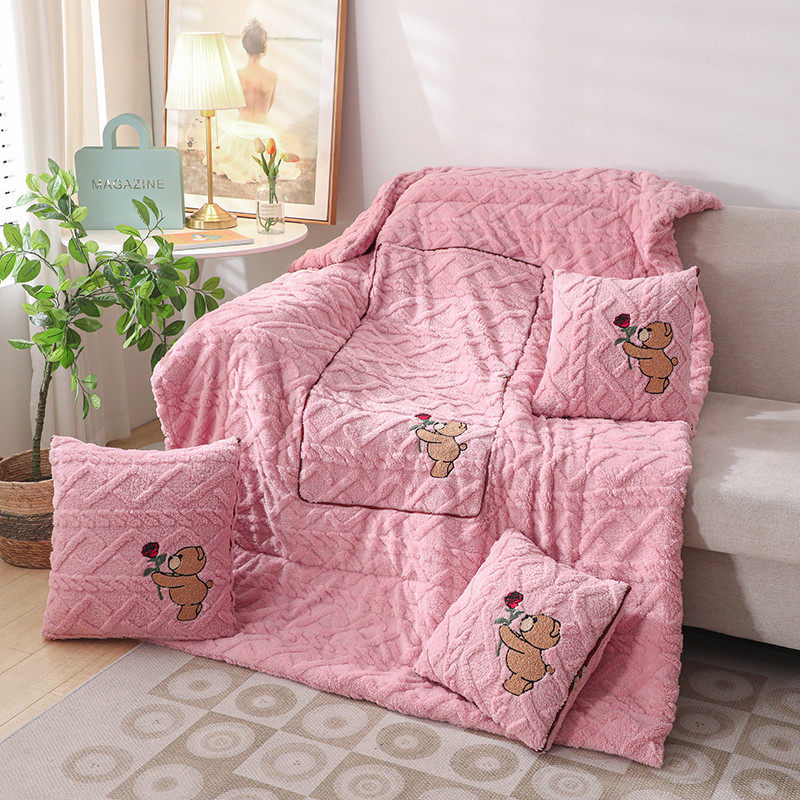 两用二合一折叠车载枕头办公室午睡毯子冬季加厚抱枕被子,居家布艺,抱枕被,淘宝优惠券,粉丝福利购,淘宝优惠卷