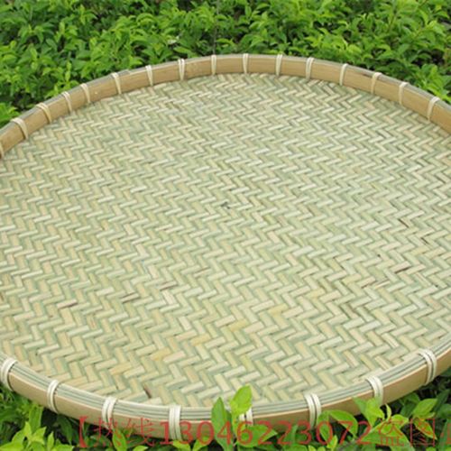 包邮竹编簸箕家用制品农家乐筲箕家用凉晒招牌写字竹匾无孔竹筛子