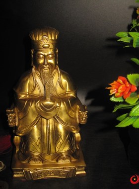 包邮纯铜灶王爷爷灶王奶奶灶君灶神司命菩萨铜像神像佛像工艺品