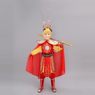 美猴王演出服装儿童孙悟空齐天大圣套装大人西游记孙悟空衣服全套
