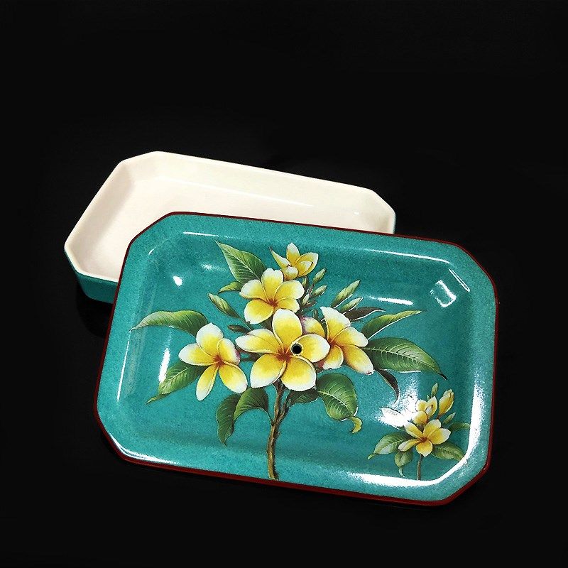 双层沥水陶瓷皂盒高颜值家用香皂盒肥皂盒中式卫生间皂碟浴室皂托