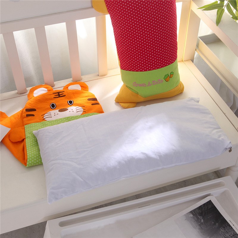 儿童枕头全荞麦壳枕芯0-3-6岁小孩纯棉枕套宝宝1防偏头虎头定型枕
