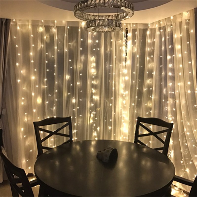 led冰条窗帘小彩灯闪灯串灯满天星星网红装饰房间卧室布置户外
