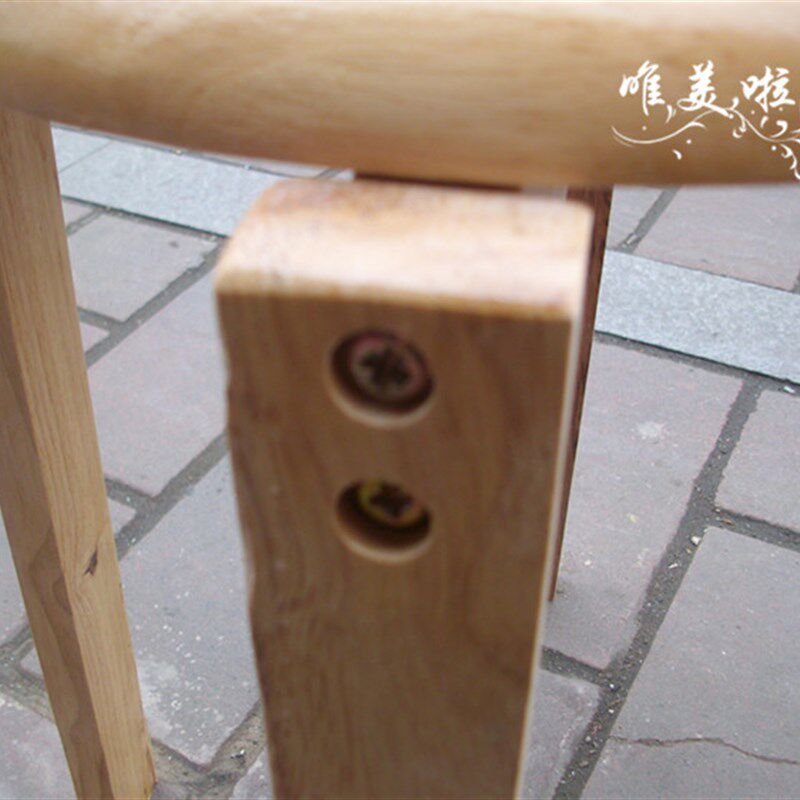 简约中式餐椅换鞋凳橡木椅子时尚座椅电脑椅餐凳加固实木家具圆凳