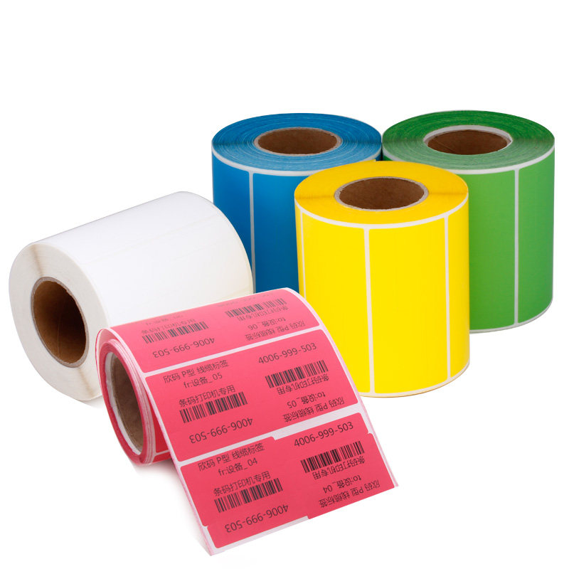 欣码卷式线缆标签纸防水彩色通信机房电线网络数据线整理标签贴纸