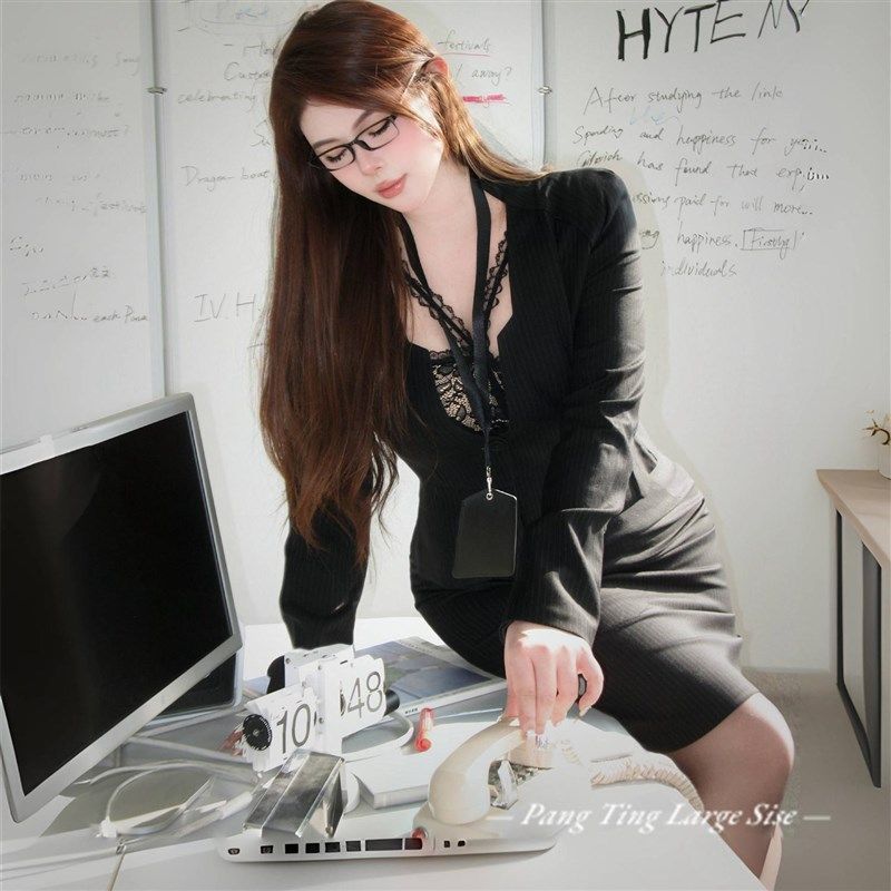 胖婷大码定制微胖mm翘班女主编海妖风收腰显瘦秋冬西服套装女