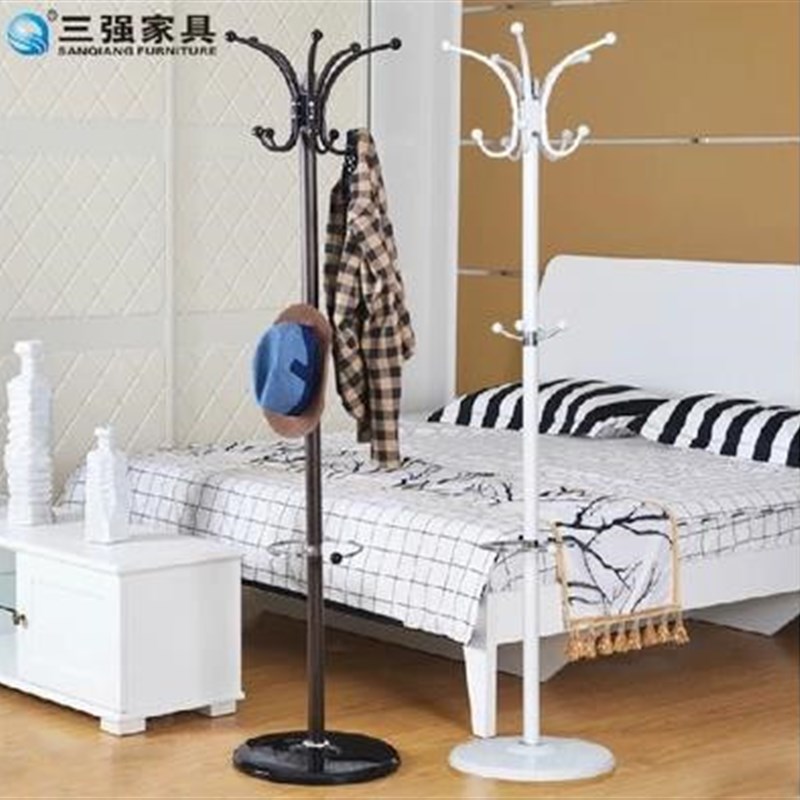 包邮三强铁艺金属 卧室挂衣架衣架 落地 时尚创意衣服架子 衣帽架